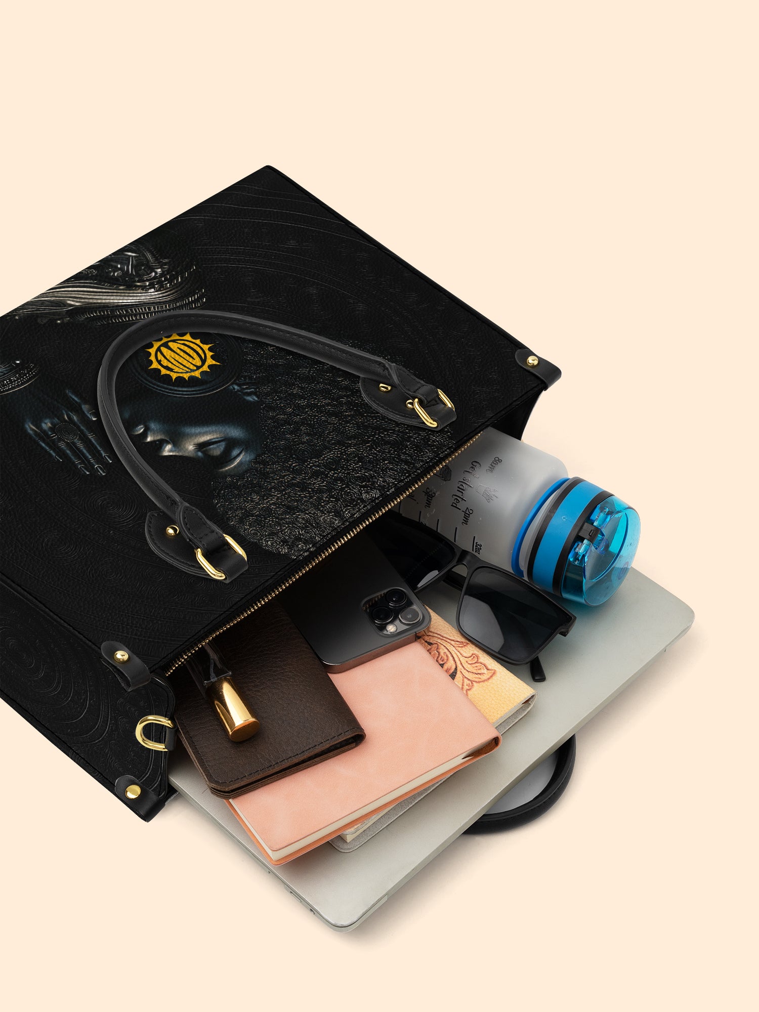 Sacred Shade Premium Leather Handbag QR0TD290