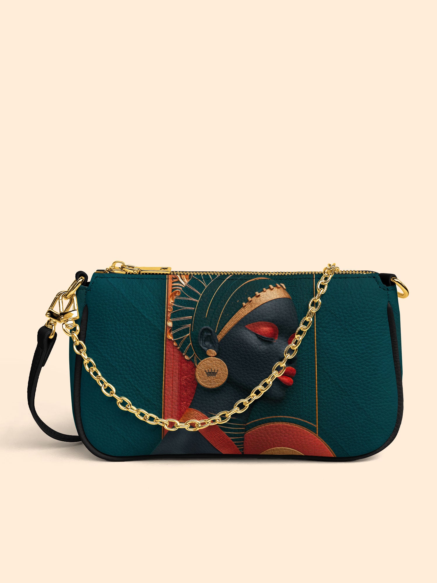 Afro Crown Classic Zip Pochette QR0TD261