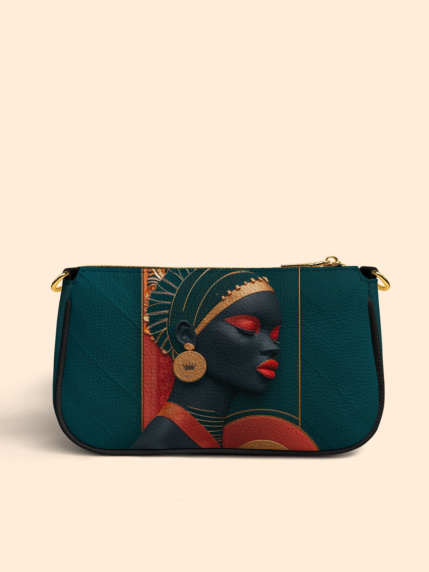 Afro Crown Classic Zip Pochette QR0TD261