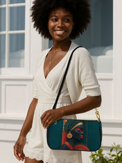 Afro Crown Classic Zip Pochette QR0TD261