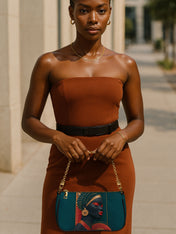 Afro Crown Classic Zip Pochette QR0TD261