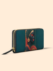 Afro Crown Slimline Zippy Wallet QR0TD259