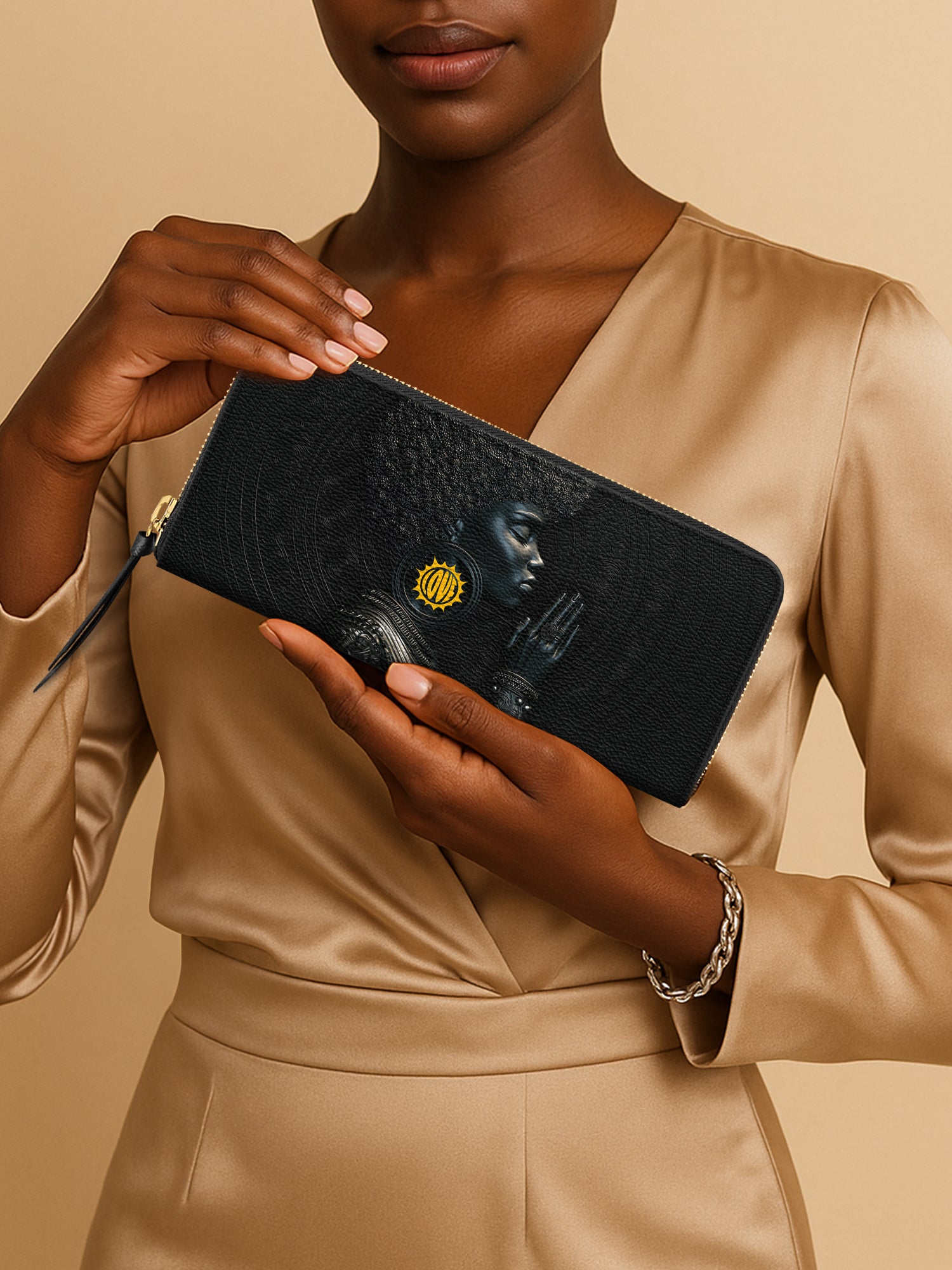 Sacred Shade Slimline Zippy Wallet QR0TD289