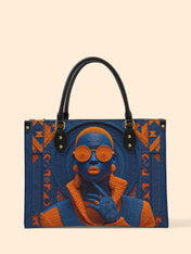 Bold Fade Premium Leather Handbag QR0TD266