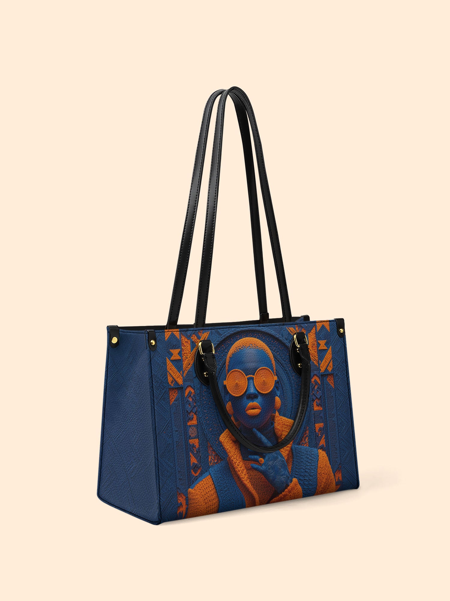 Bold Fade Premium Leather Handbag QR0TD266