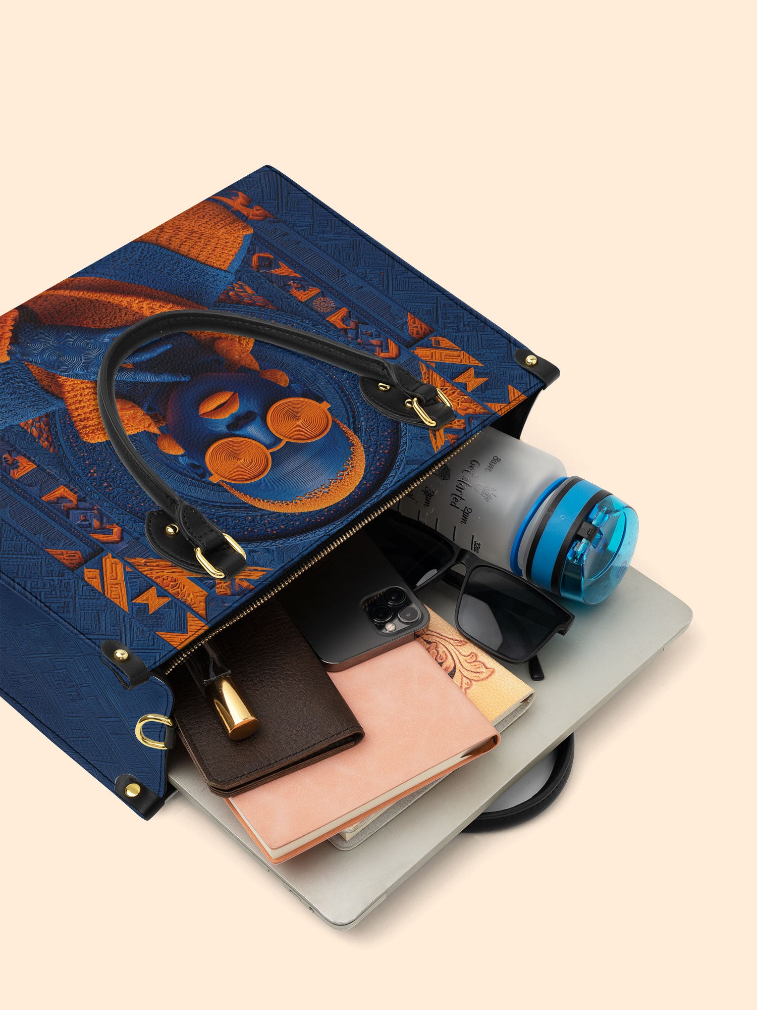 Bold Fade Premium Leather Handbag QR0TD266