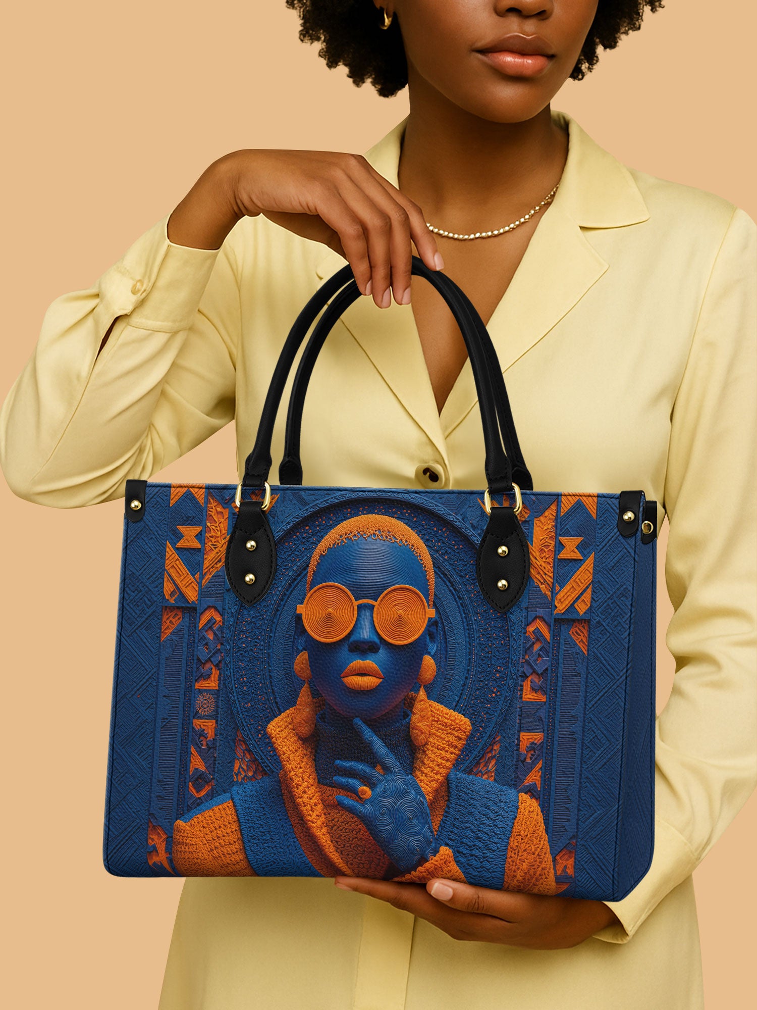 Bold Fade Premium Leather Handbag QR0TD266