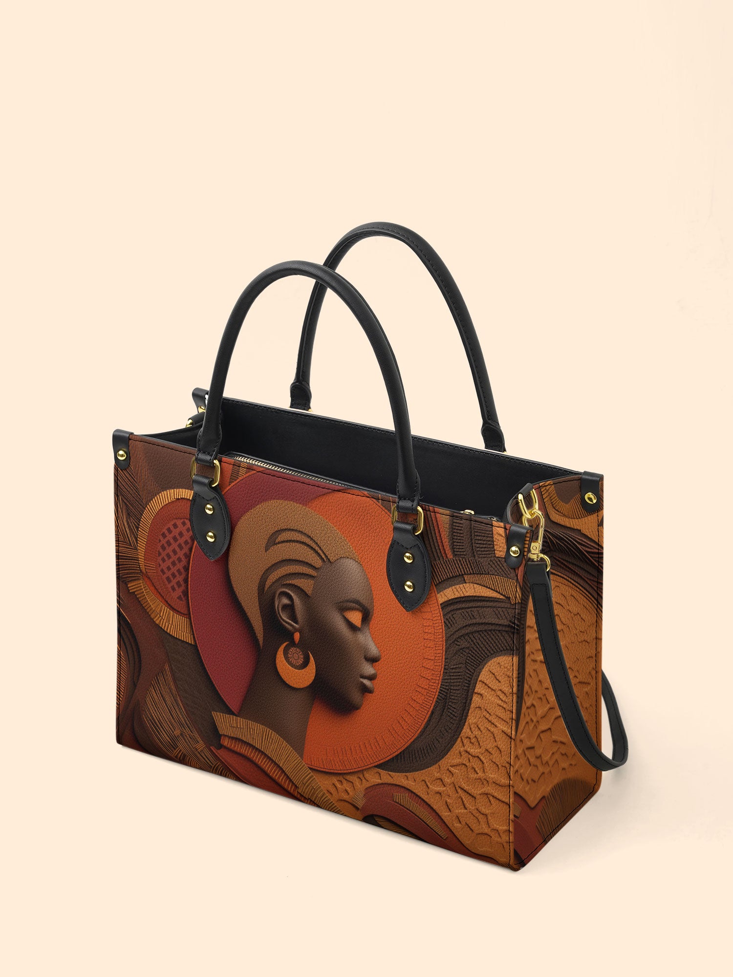 Cropped Crown Premium Leather Handbag QR0TD269