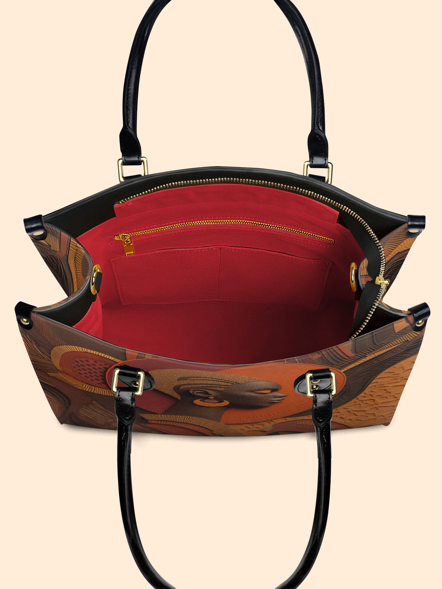 Cropped Crown Premium Leather Handbag QR0TD269