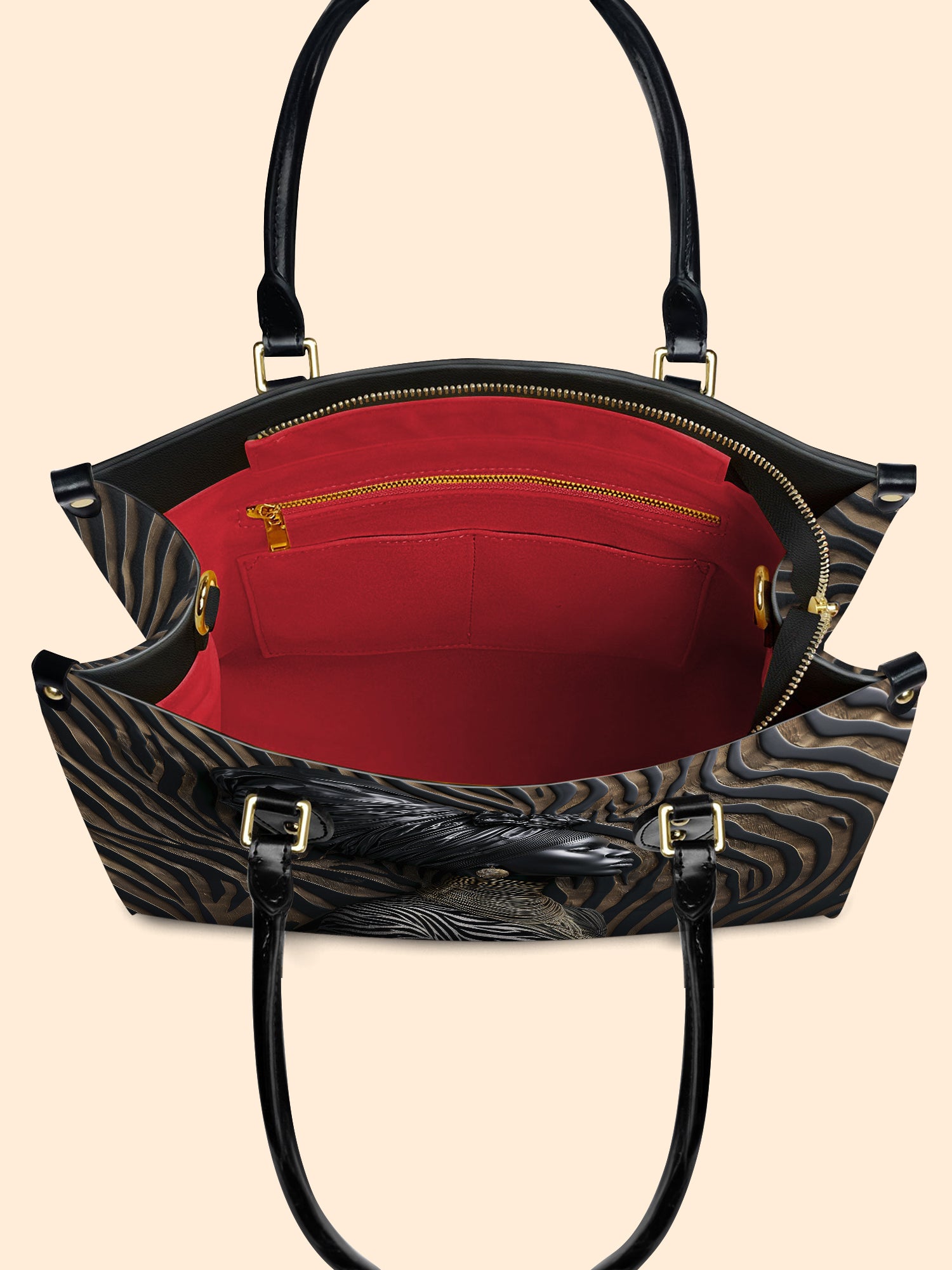 Ebony Whisper Premium Leather Handbag QR0TV125