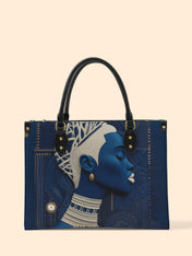 Edge Flow Premium Leather Handbag QR0TD272