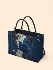 Edge Flow Premium Leather Handbag QR0TD272