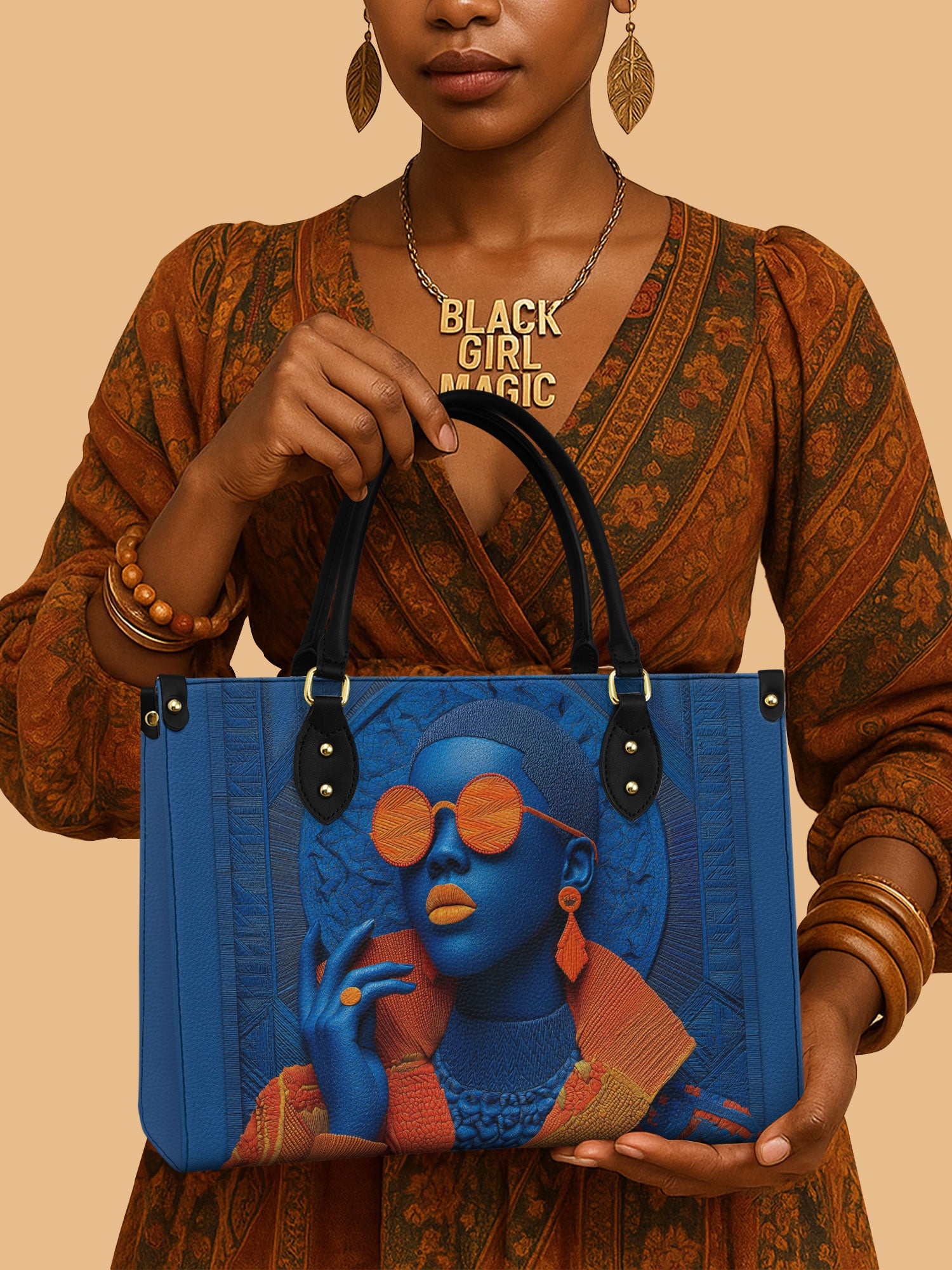 Sharp Aura Premium Leather Handbag QR0TD275