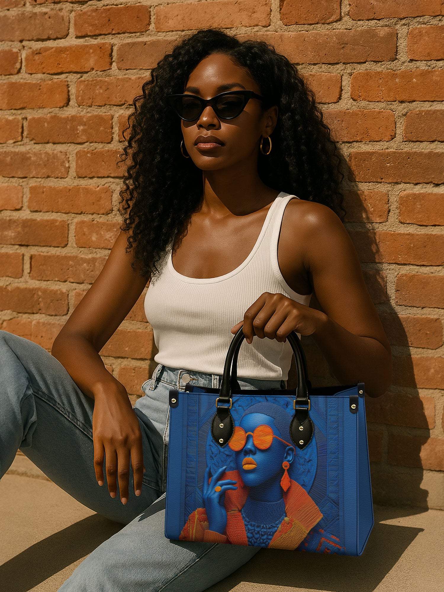 Sharp Aura Premium Leather Handbag QR0TD275