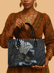 Zebra Noir Premium Leather Handbag QR0TV137