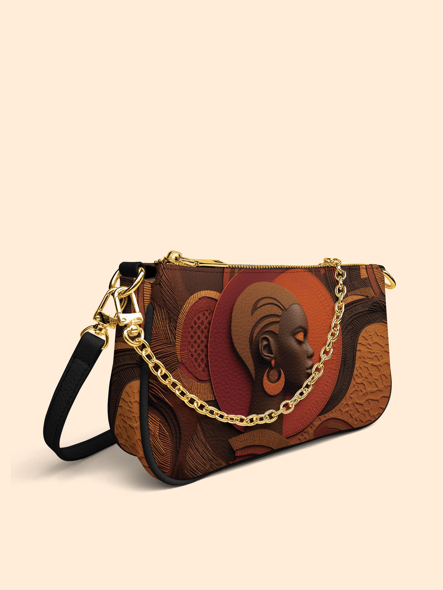 Cropped Crown Classic Zip Pochette QR0TD270