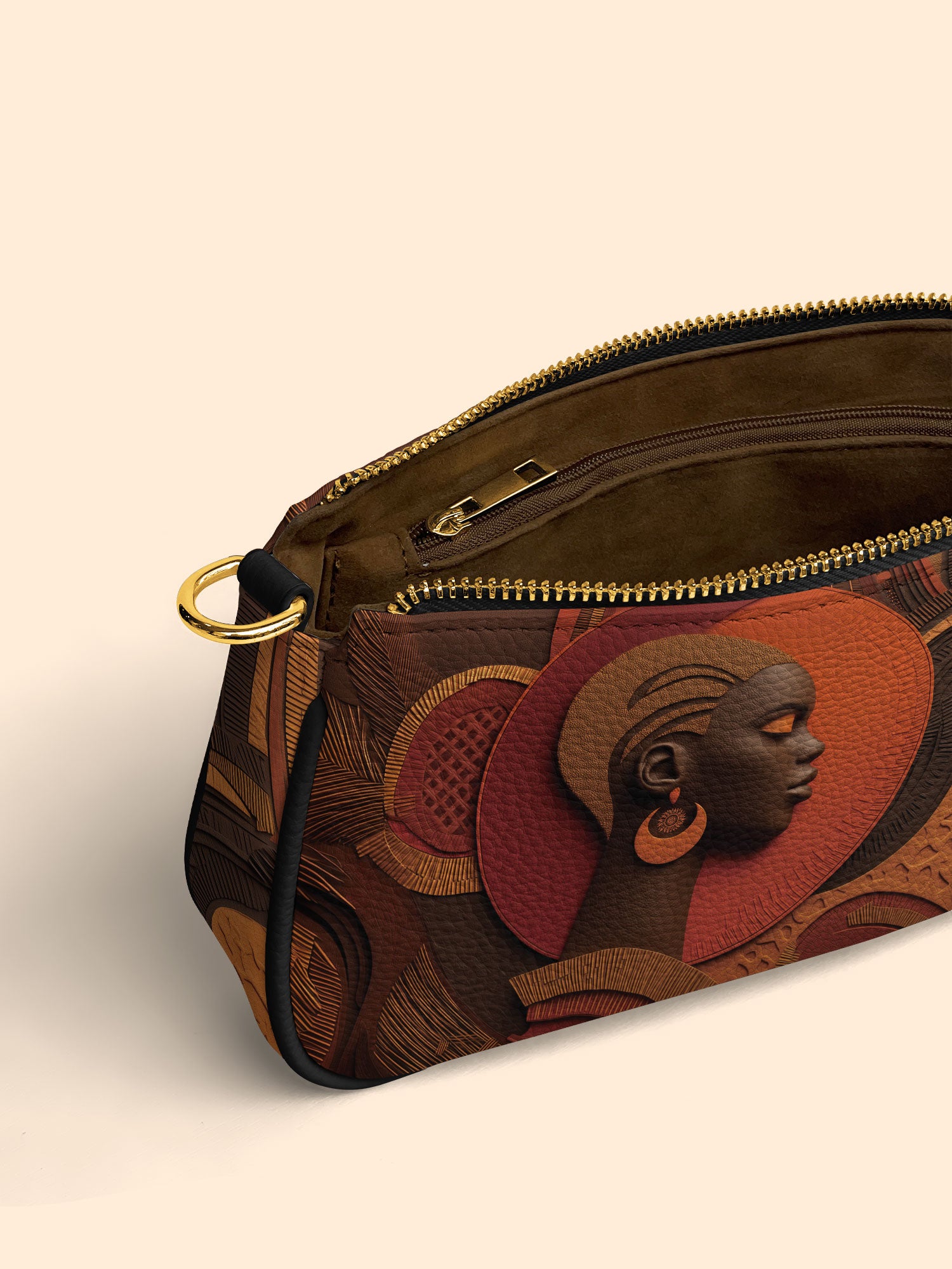 Cropped Crown Classic Zip Pochette QR0TD270