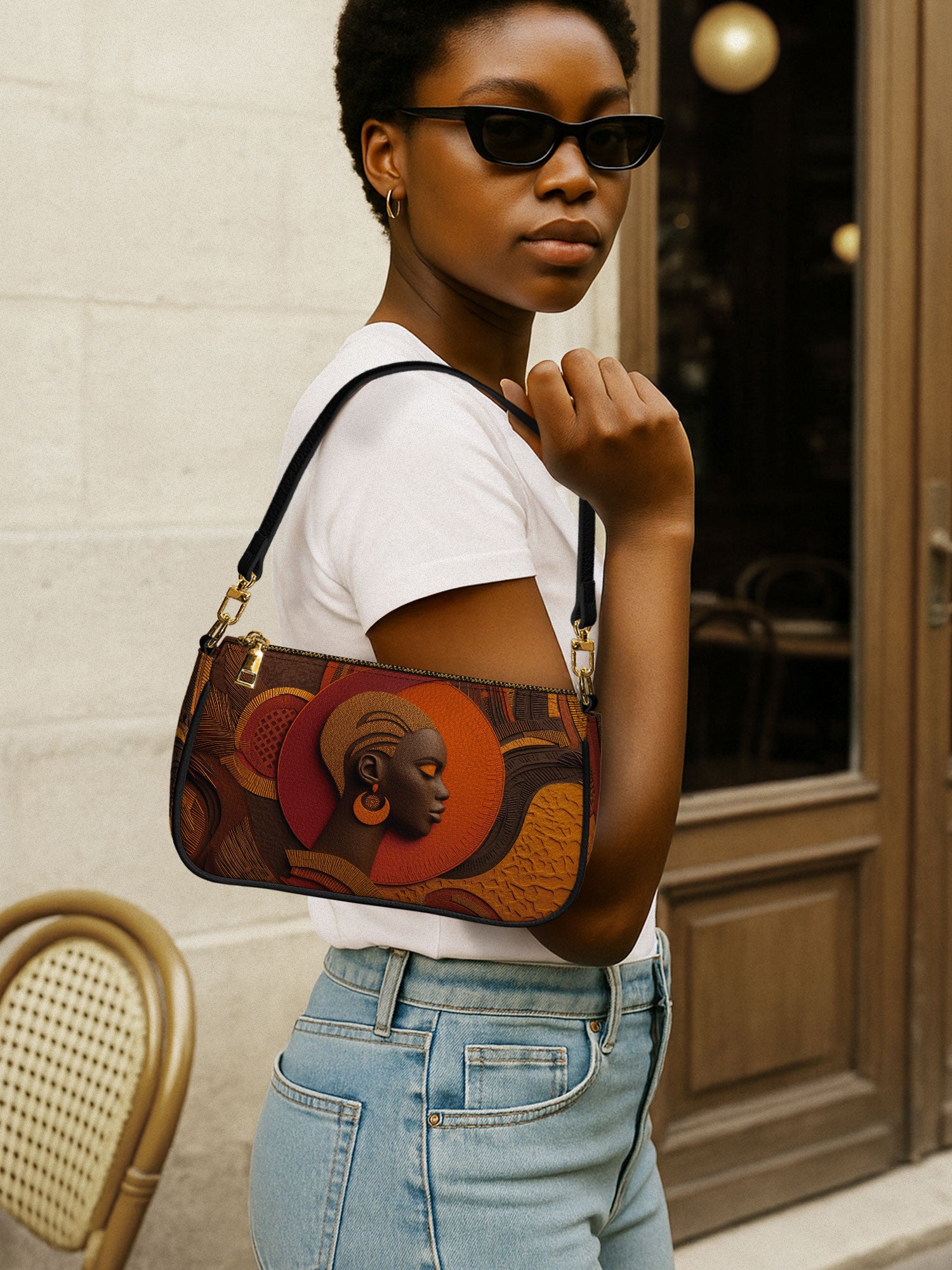 Cropped Crown Classic Zip Pochette QR0TD270