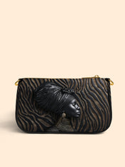 Ebony Whisper Classic Zip Pochette QR0TV126