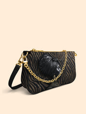 Ebony Whisper Classic Zip Pochette QR0TV126