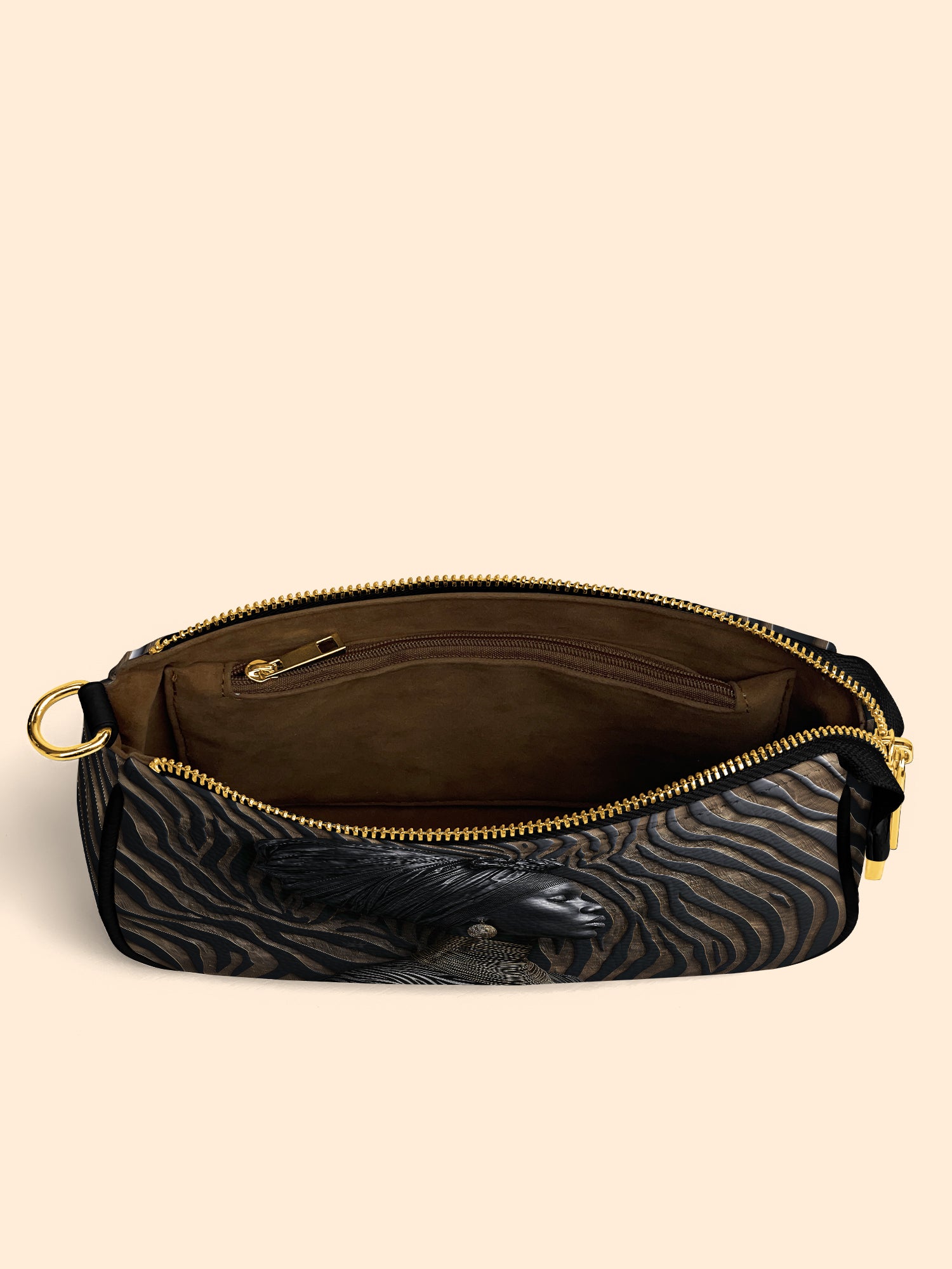 Ebony Whisper Classic Zip Pochette QR0TV126