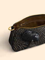 Ebony Whisper Classic Zip Pochette QR0TV126