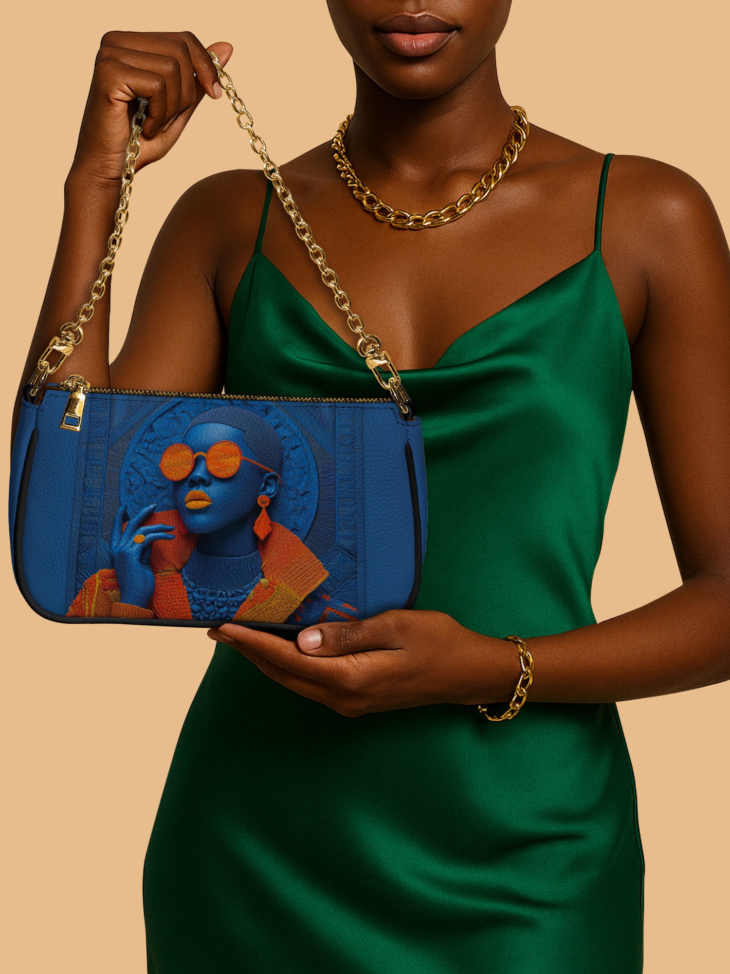 Sharp Aura Classic Zip Pochette QR0TD276