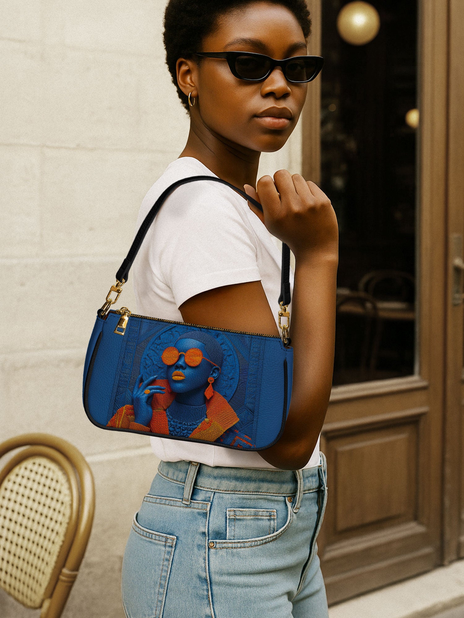 Sharp Aura Classic Zip Pochette QR0TD276