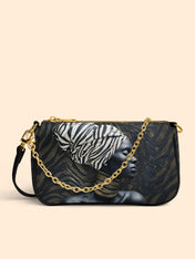 Zebra Noir Classic Zip Pochette QR0TV138