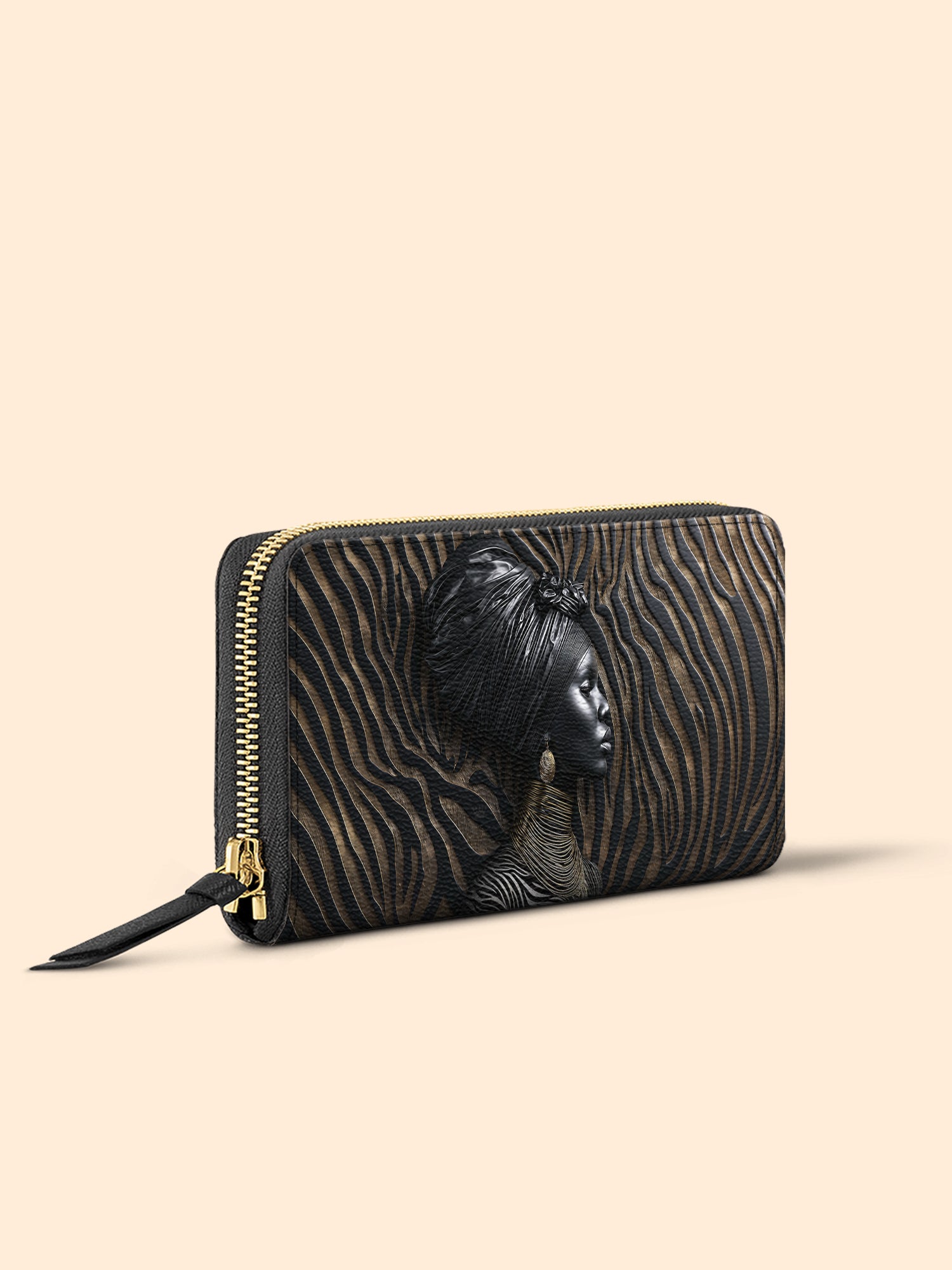 Ebony Whisper Slimline Zippy Wallet QR0TV127