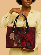 African Blaze Premium Leather Handbag QR0XD537