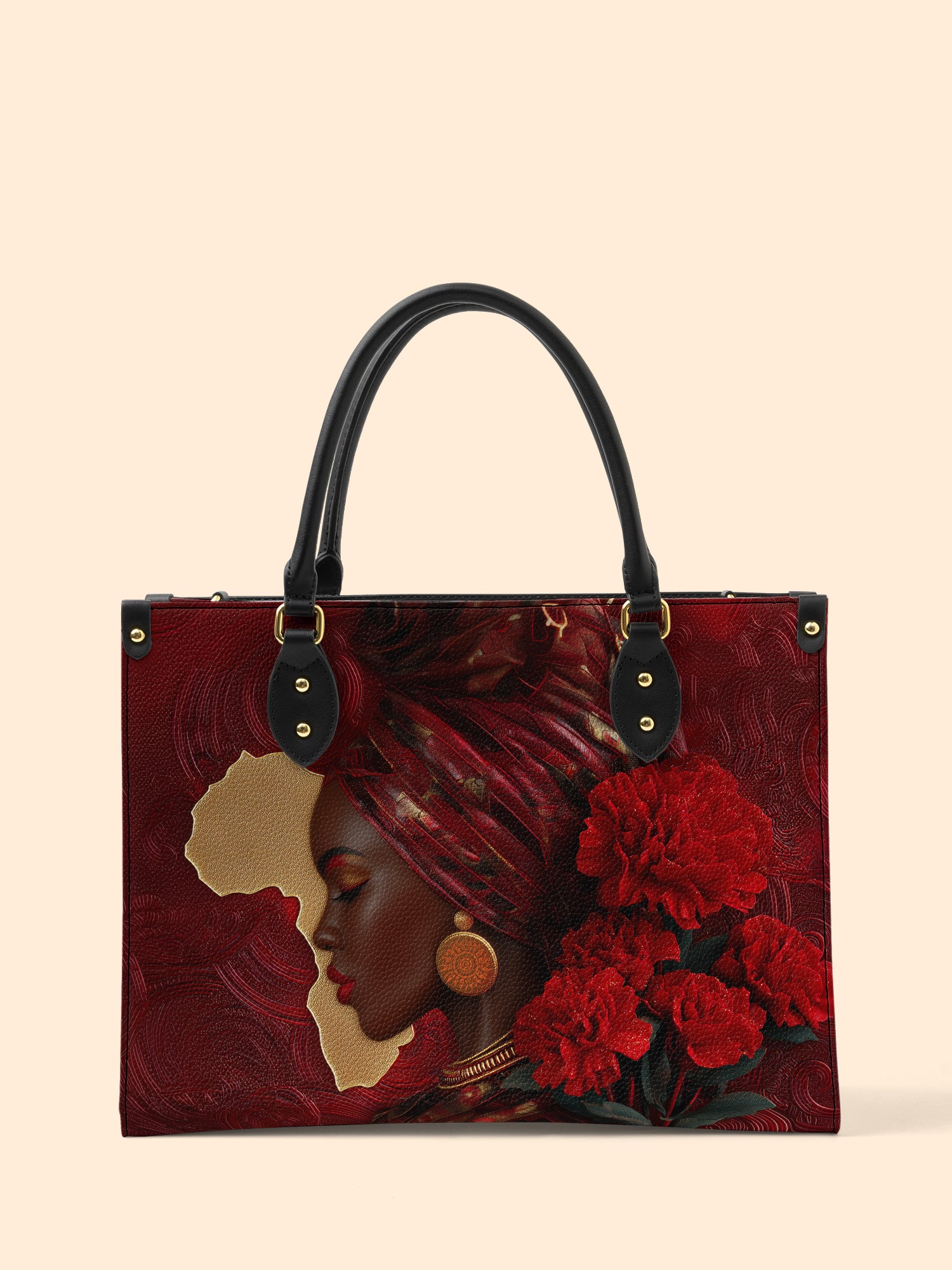 African Blaze Premium Leather Handbag QR0XD537