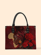 African Blaze Premium Leather Handbag QR0XD537