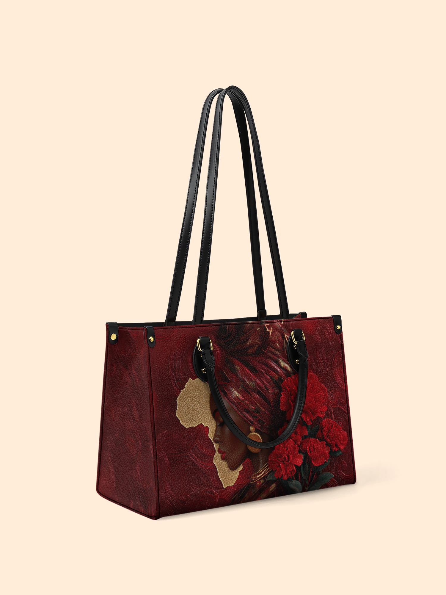 African Blaze Premium Leather Handbag QR0XD537