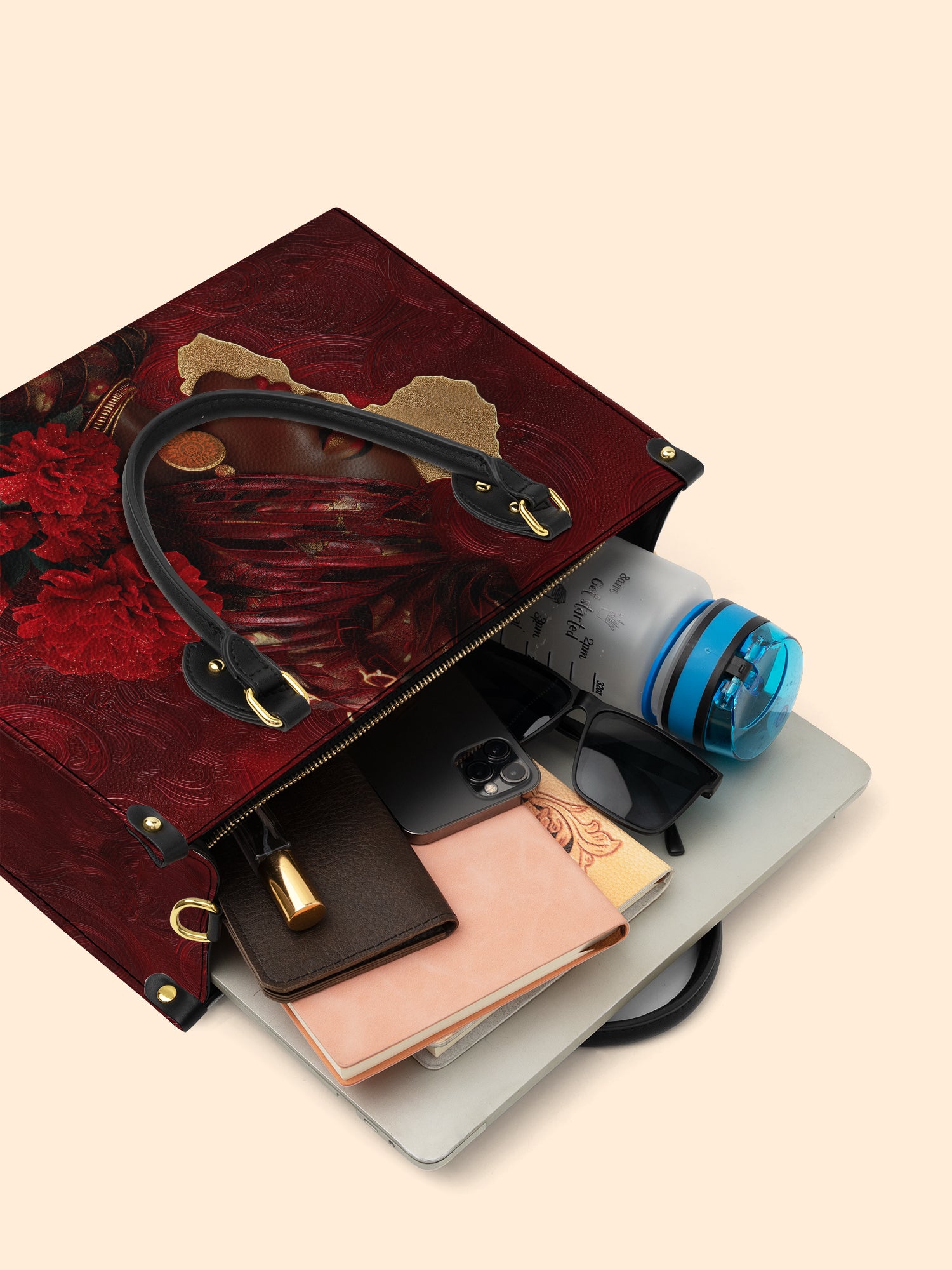 African Blaze Premium Leather Handbag QR0XD537