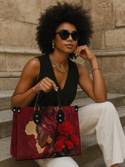 African Blaze Premium Leather Handbag QR0XD537