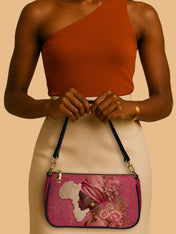 African Blossom Classic Zip Pochette QR0XD548