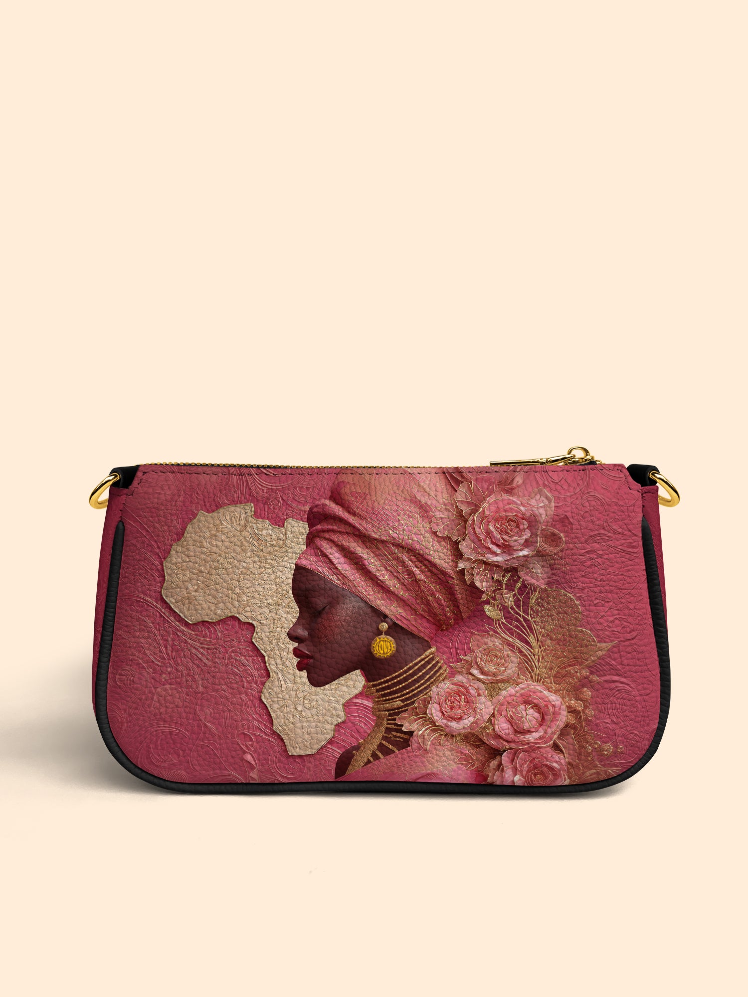 African Blossom Classic Zip Pochette QR0XD548