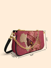 African Blossom Classic Zip Pochette QR0XD548