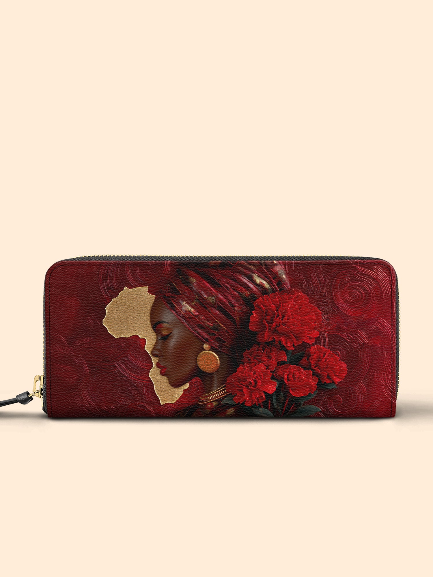 African Blaze Slimline Zippy Wallet QR0XD557