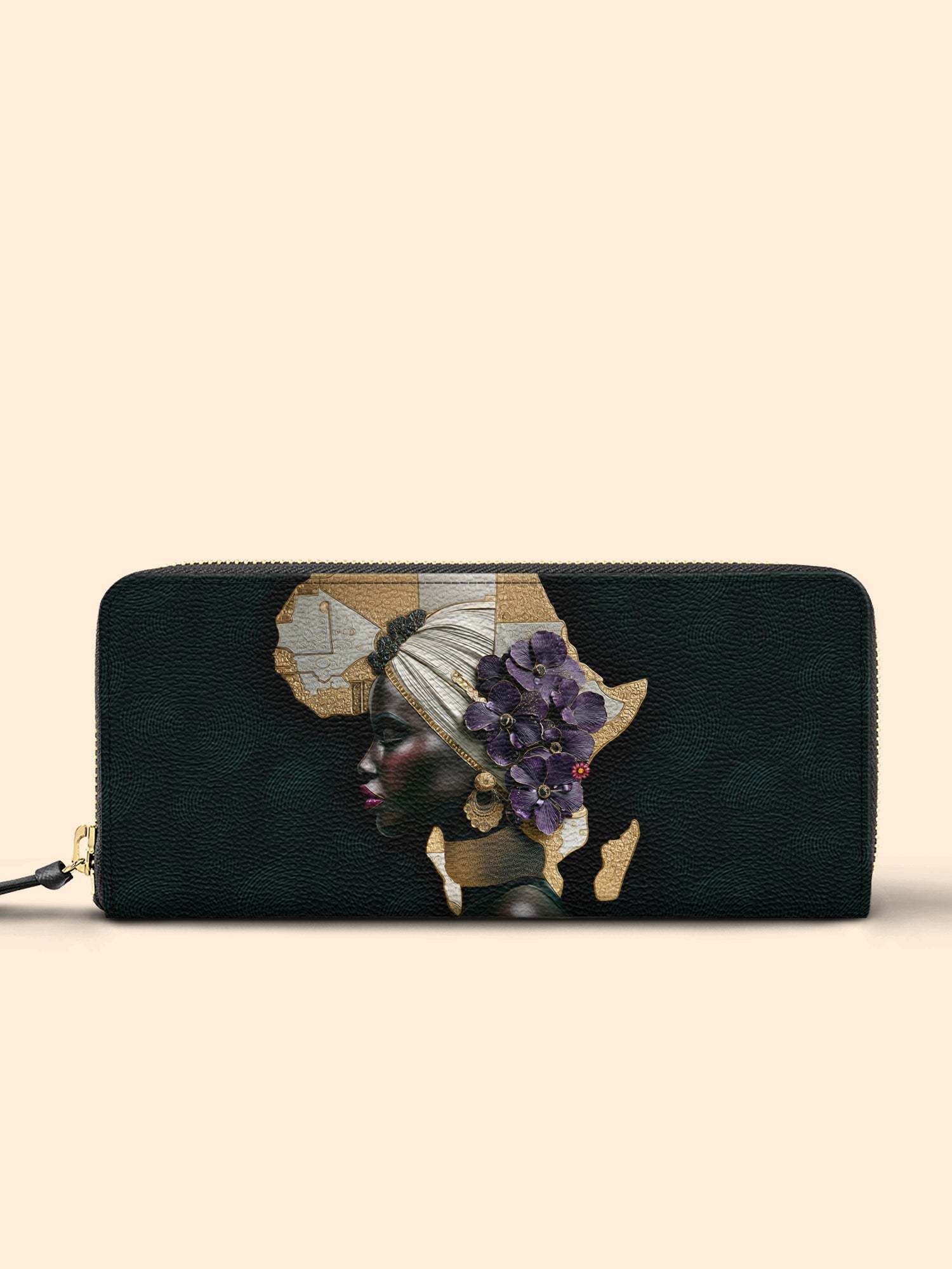 African Bloom Slimline Zippy Wallet QR0XD555