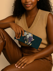 African Bloom Slimline Zippy Wallet QR0XD555