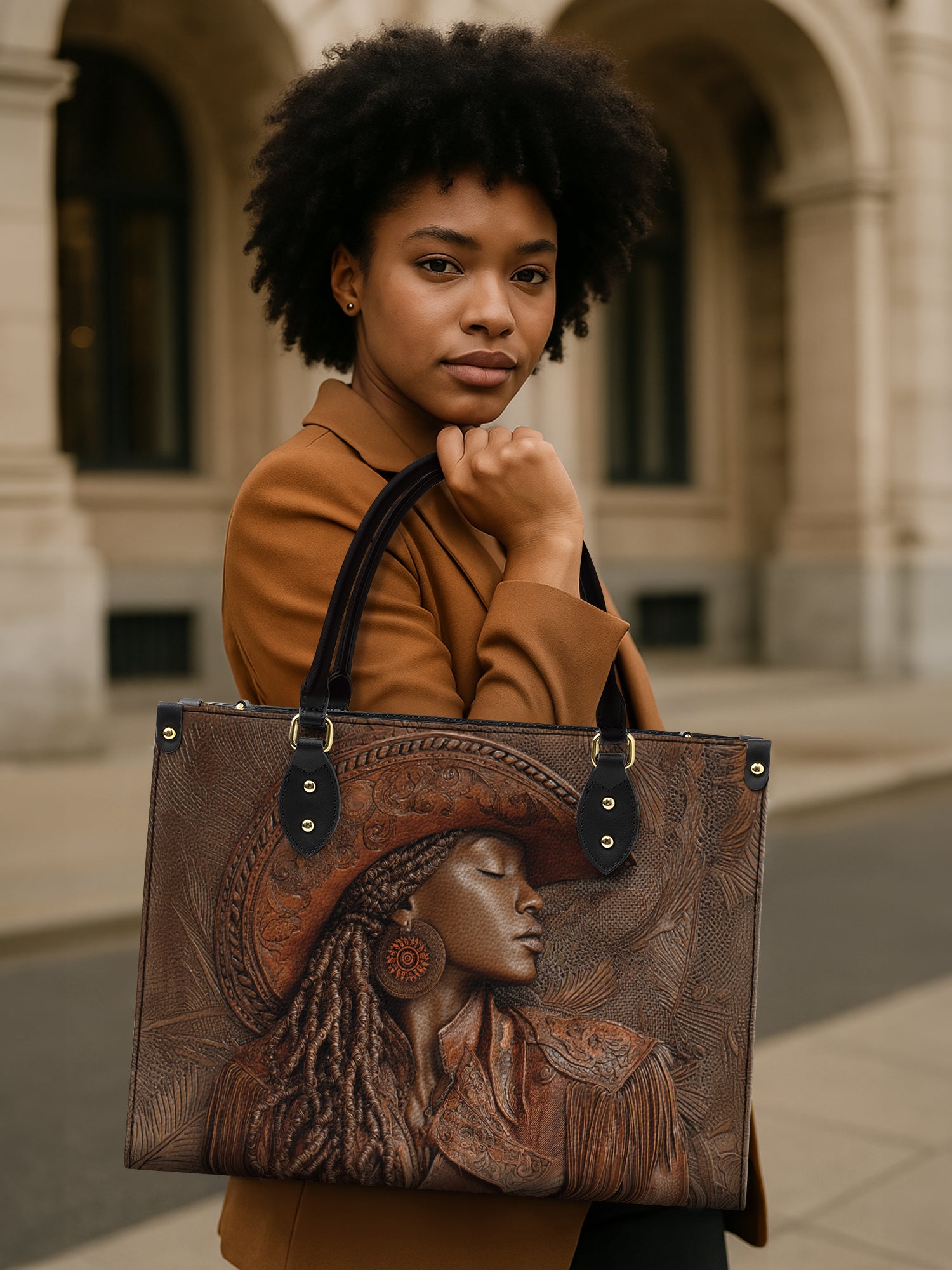 Cowgirl Vibes Premium Leather Handbag QR0TD301