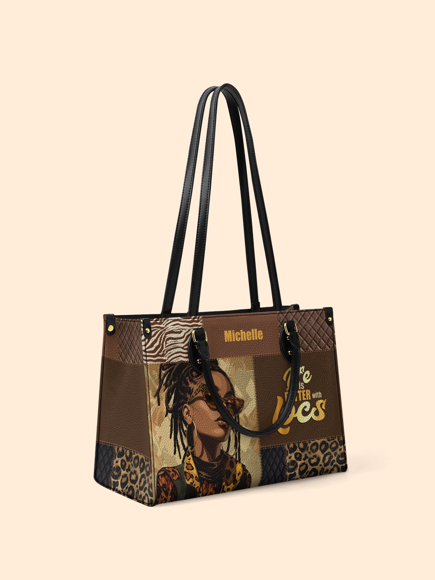 Better With Locs Premium Leather Handbag