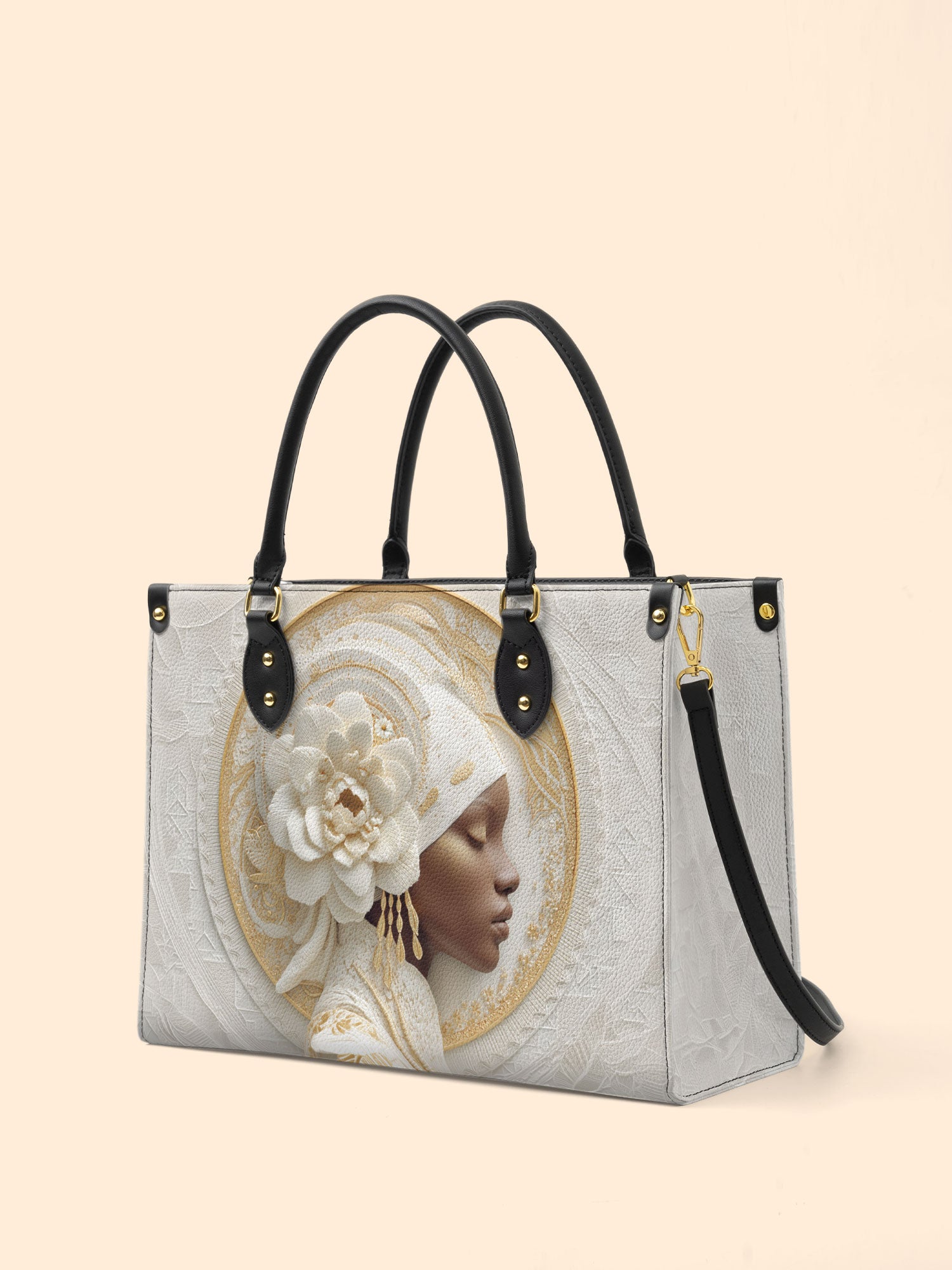 Blossom Goddess Premium Leather Handbag QR0TD319