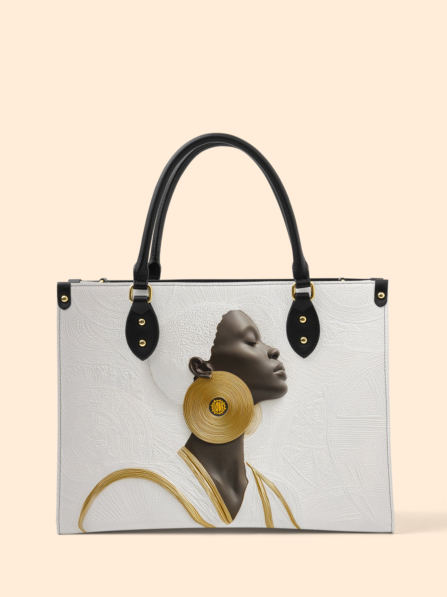 Fade Contrast Premium Leather Handbag QR0TD328