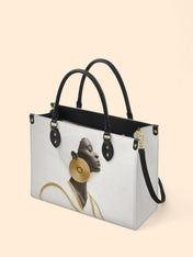 Fade Contrast Premium Leather Handbag QR0TD328