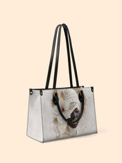 Ivory Bloom Premium Leather Handbag QR0TD322