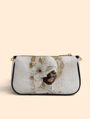 Ivory Bloom Classic Zip Pochette QR0TD324