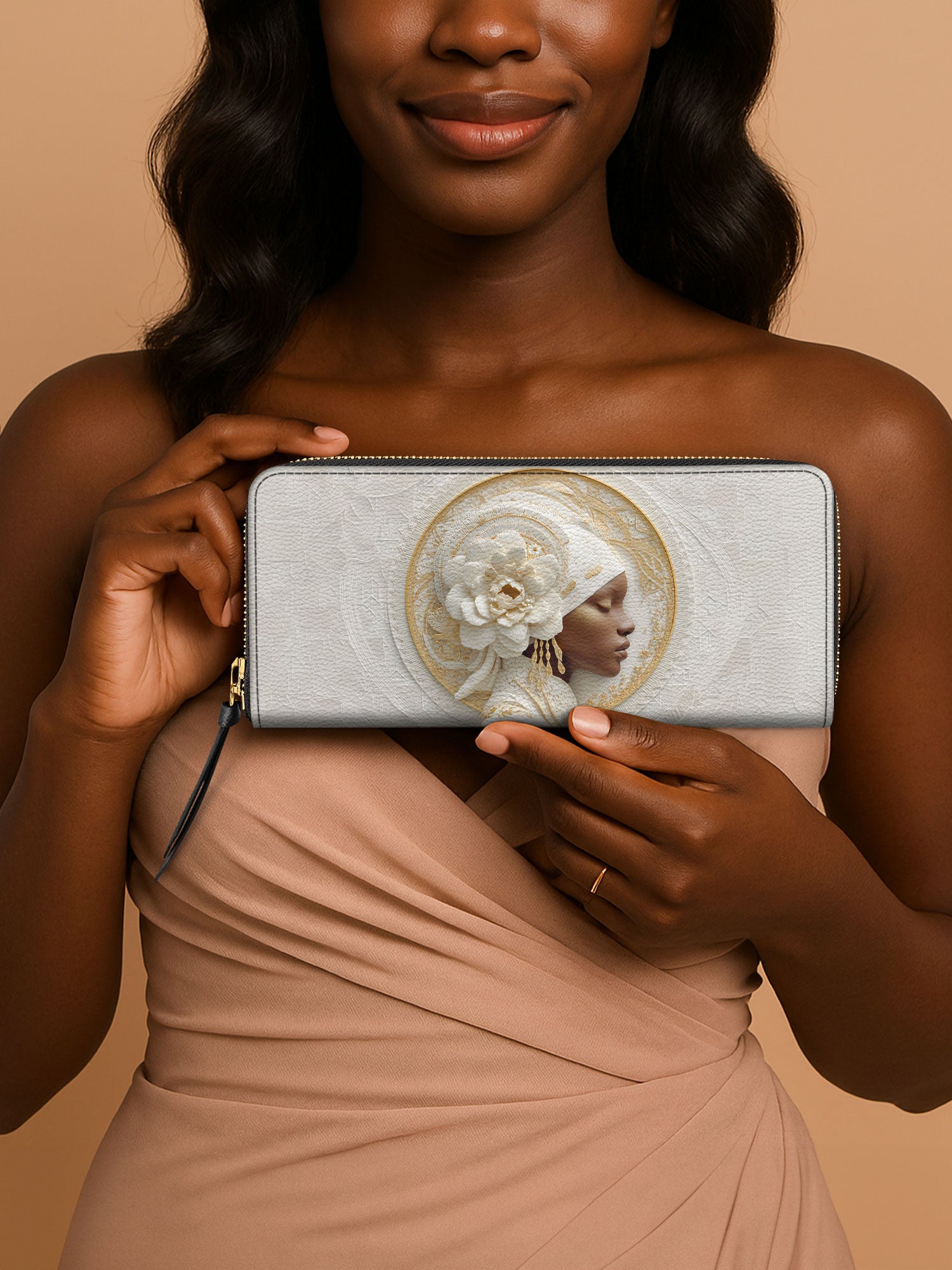 Blossom Goddess Slimline Zippy Wallet QR0TD320